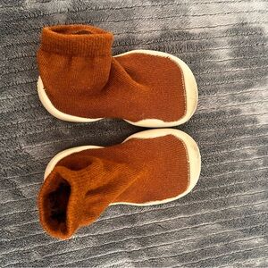 Cozy Brown Kids Shoes